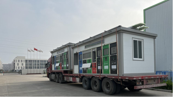 華展貓先生，智能垃圾房，垃圾分類房，垃圾投放點