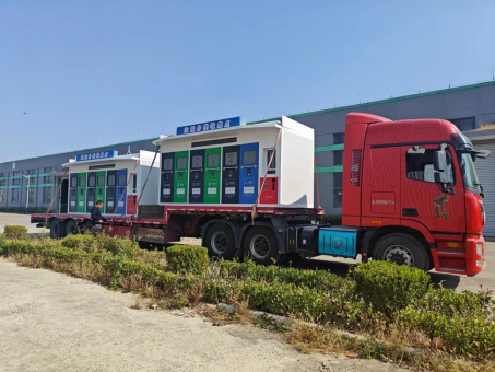 貓先生智能垃圾分類，小區(qū)垃圾房廠家，專業(yè)垃圾收集站制造