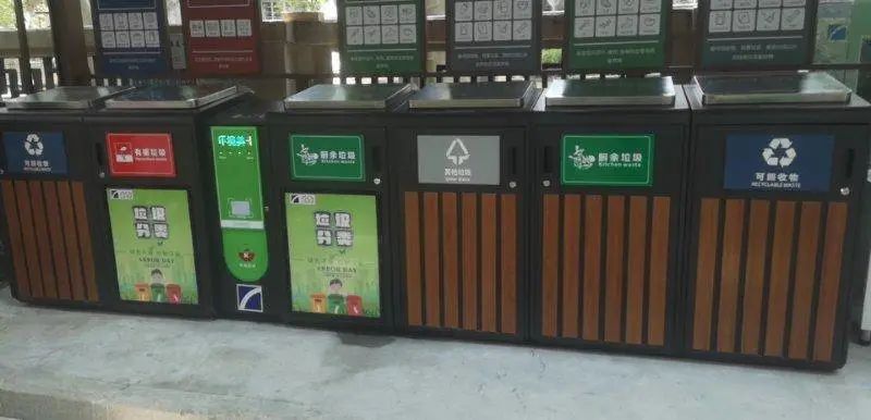 貓先生智能垃圾分類亭，定時定點垃圾收集點 ，垃圾亭生產廠家