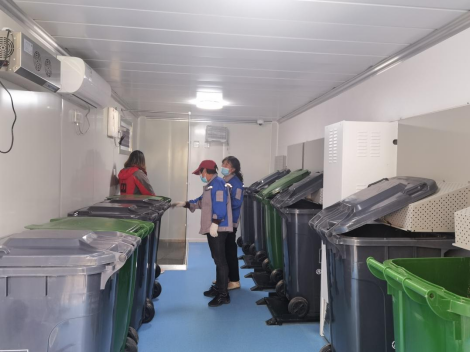 智能垃圾分類房,再生資源回收站廠家,貓先生垃圾分類，垃圾收集房