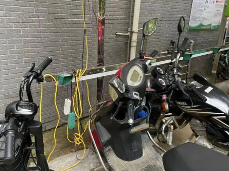 電動自行車充電樁，智能無線充電，電單車充電樁廠家