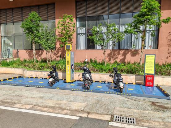 電動自行車無線充電樁，電動摩托車無線充電站，電動兩輪車智能無線充電，共享電單車智能無線充電樁