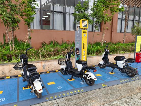 電動自行車無線充電樁，電動摩托車無線充電站，電動兩輪車智能無線充電，共享電單車智能無線充電樁